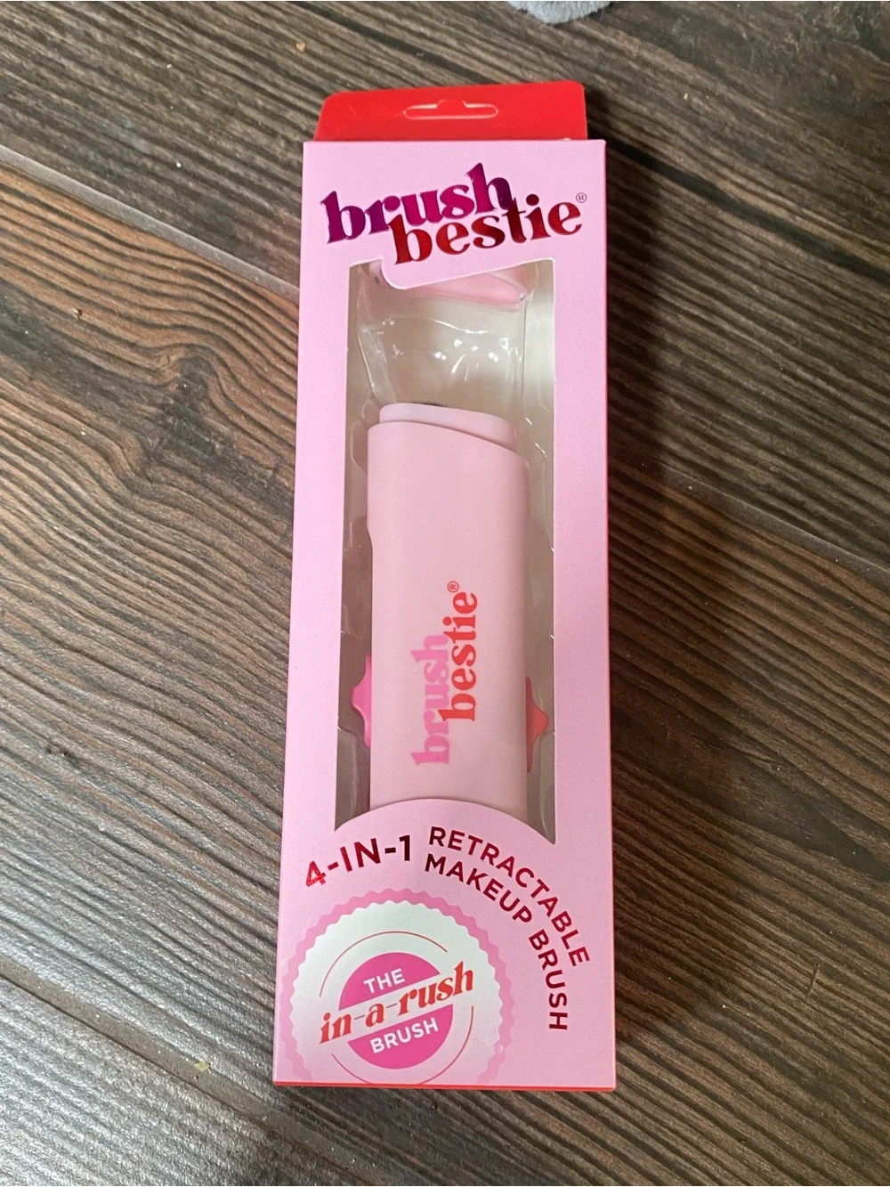 Brush Bestie 4-in-1 Retractable Makeup Brush NWT